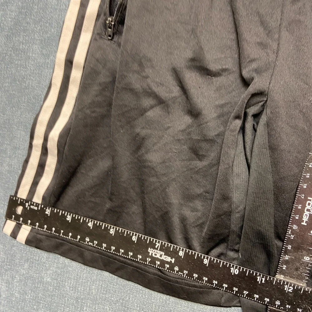 Adidas Primeblue Aeroready Basketball Shorts Mens Medium Black Striped Athletic